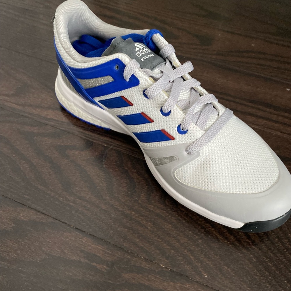 adidas Gray and Blue Golf Shoes
